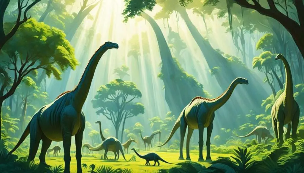 Brachiosaurus Herdenverhalten