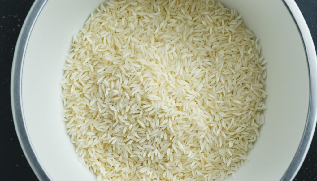 Basmati Reis waschen